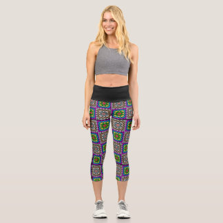Stilvolle Crochet Granny Square Leggings