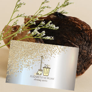 Stilvolle Diamanten-Reinigungstools Visitenkarte