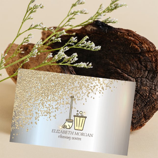 Stilvolle Diamanten-Reinigungstools Visitenkarte (Von Creator hochgeladen)