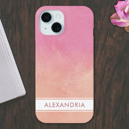 Stilvolle Dreamy Abstrakt Chic Niedlich Peach Rosa Case-Mate iPhone Hülle