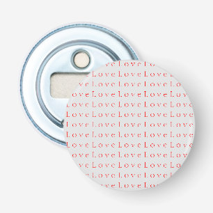Stilvolle Einzigartige Rote Liebe Hochzeit Flaschenöffner