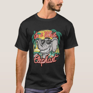 Stilvolle Elefanten und Tropical Vibes T-Shirt