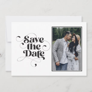 Stilvolle elegante moderne Kalligrafie klassisch e Save The Date