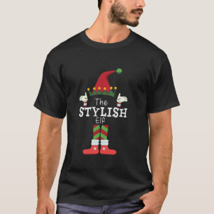 Stilvolle Elf Familie Matching Group Weihnachten T-Shirt