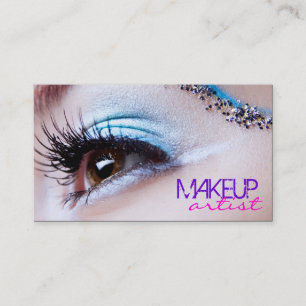 Stilvolle Eye Shadow - Makeup Artist Visitenkarte