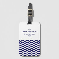 Stilvolle Familienurlaube Navy Blue Tropical Waves