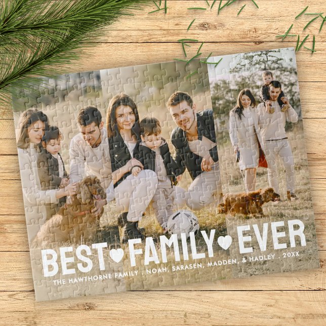 Stilvolle Family Foto Best Family Ever Collage (Von Creator hochgeladen)