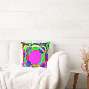 Stilvolle Farben Muster Kunst Kissen