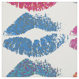 Stilvolle farbenfrohe Lips #30 Stoff