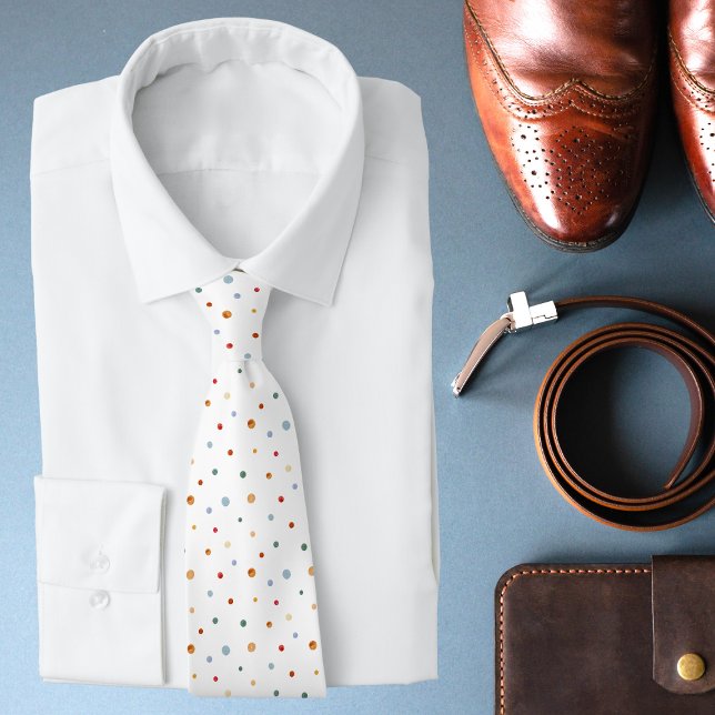 Stilvolle Farbenpracht Polka Dot Muster Krawatte (Von Creator hochgeladen)