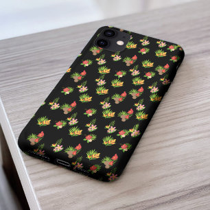 Stilvolle farbige Blume Schwarzer Hintergrund Case-Mate iPhone 14 Pro Max Hülle