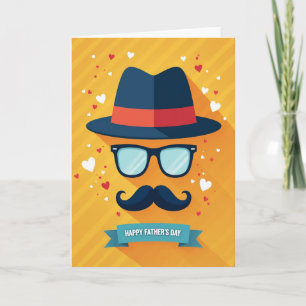 Stilvolle Fathers Day Sonnenbrillen Karte