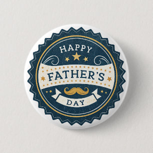 Stilvolle Father's Day Watch - Retro Abzeichen Des Button