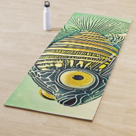 Stilvolle Fischkunst Yogamatte