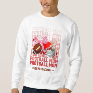 Stilvolle FOOTBALL MAMA Coquette Sweatshirt