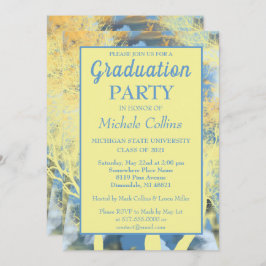 Stilvolle Forest Sunset Party Einladung