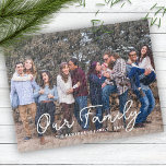 Stilvolle Foto-Script-Typografie<br><div class="desc">Modernes Foto Script Typografie Custom Foto Jigsaw Puzzle.</div>