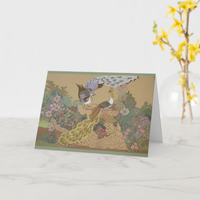 Stilvolle Friedhöfe im Blumengarten Karte (Gelbe Blume)