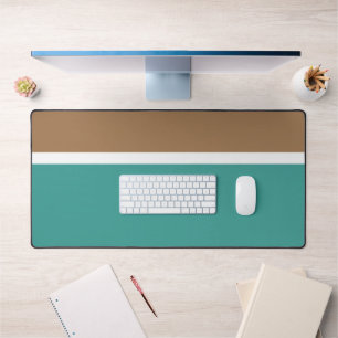 Stilvolle Fun Retro Aqua Aquamarin Schreibtischunterlage