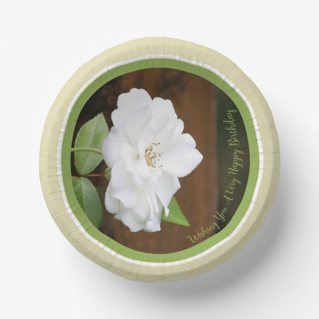 Stilvolle Garden Floral Pappteller (Vorderseite)