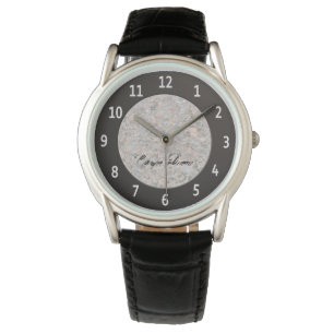 Stilvolle Geologie-Felsen-Beschaffenheit Armbanduhr