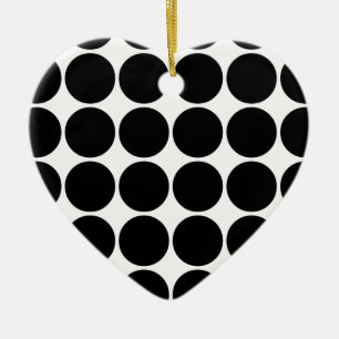 Stilvolle Geschenke für Mädchen-schwarze Tupfen Keramikornament