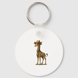 Stilvolle Giraffen-Illustration. Girafe Styl�e Ill Schlüsselanhänger