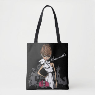 Stilvolle Girl Tote Bag Tasche