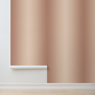 Stilvolle Glam Ombre Metallic Rose Gold Pink Tapete
