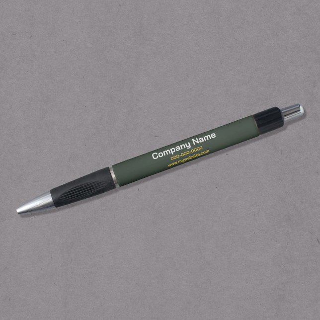 Stilvolle Gold & Forest Green Kugelschreiber (Stylish Gold & Forest Green Pen)
