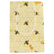 Stilvolle Goldgelbe Bienen Honeycomb