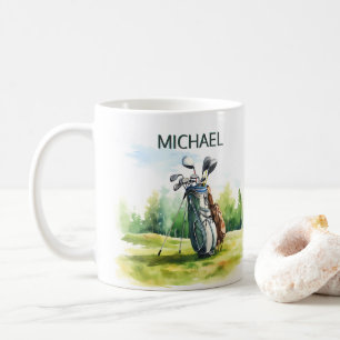 Stilvolle Golf Typ Wassersportzentren Name Kaffeetasse