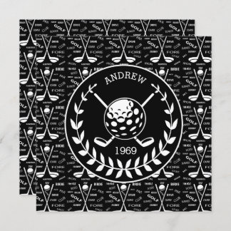 Stilvolle Golfveranstaltung Einladung