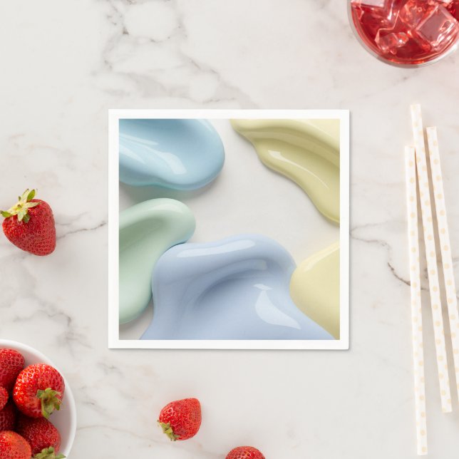 Stilvolle grafische Papiertischsets Serviette (Beispiel)
