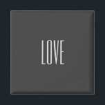 Stilvolle graue Liebe Hochzeitspass Magnet<br><div class="desc">Sie können die Schriftart und Farben leicht ändern. Sie können auch Ihr Logo und das Hintergrundbild hinzufügen,  wie Sie möchten.</div>