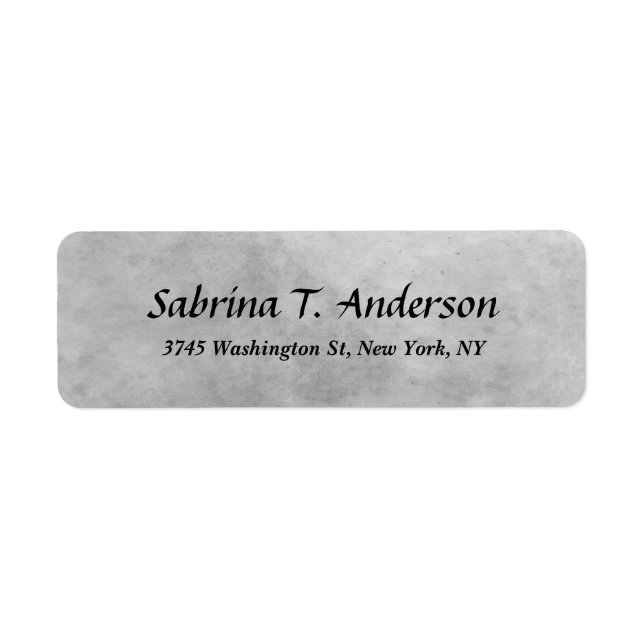 Stilvolle Gray Moderne Berufliche Elegante Schrift (Vorne)