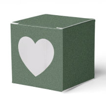 Stilvolle Green Pattern Luxury Party Leckerei Herz
