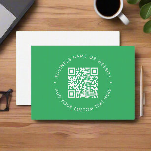 Stilvolle Green QR-Kodizes für den Austausch von K Visitenkarte