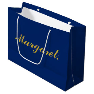 Stilvolle große personalisierte Geschenktasche aus Geschenktüte