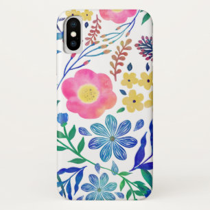 Stilvolle, gürtelrosa Blume handlackieren Case-Mate iPhone Hülle