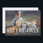 Stilvolle Halloween Fotokarte Einladung<br><div class="desc">Moderne und stilvolle Halloween-Fotokarte</div>