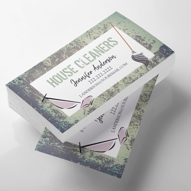 Stilvolle Hausreiniger Visitenkarte (Von Creator hochgeladen)