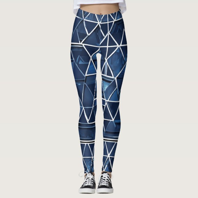 Stilvolle High-Waist-Leggings für Frauen Leggings (Vorderseite)