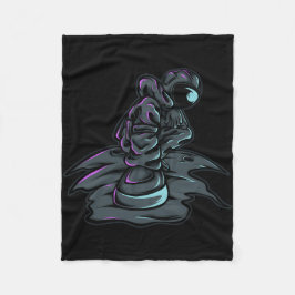 Stilvolle Hip Hop Astronautin Fleecedecke