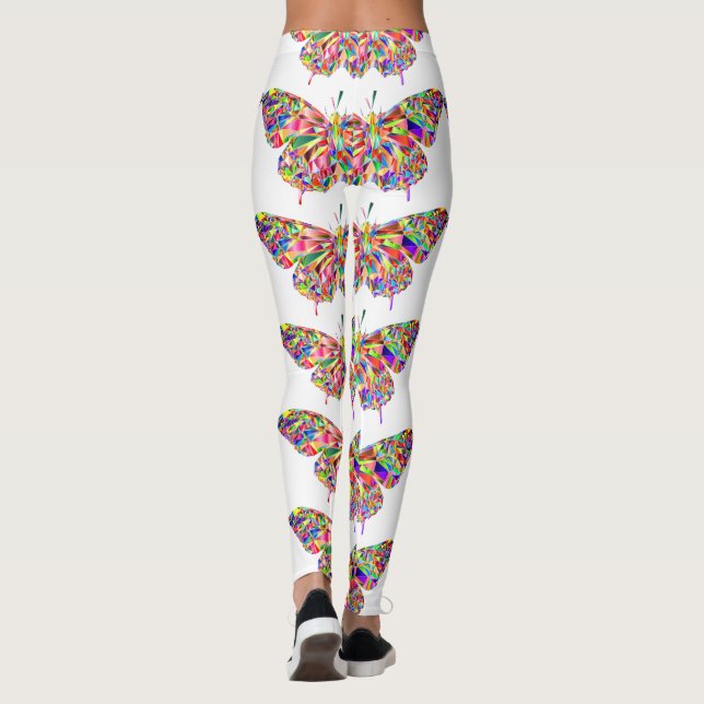 Stilvolle hübsche Schmetterling-Leggings Leggings (Rückseite)