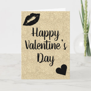 Stilvolle hübsche Valentinstag-Karte Karte