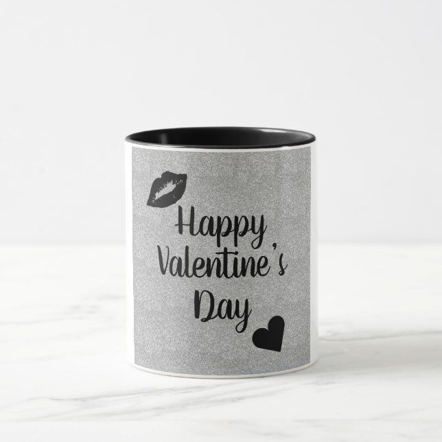 Stilvolle hübsche Valentinstag-Tasse Tasse (Zentrum)