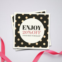 Stilvolle Imitate Golden Holiday Coupon