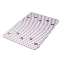 Stilvolle Indigo-Blume, blau und violett gestreift