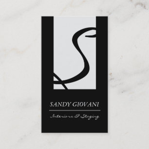 Stilvolle Innenarchitekt-Visitenkarte Visitenkarte